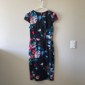 Betsey Johnson Floral Midi Dress